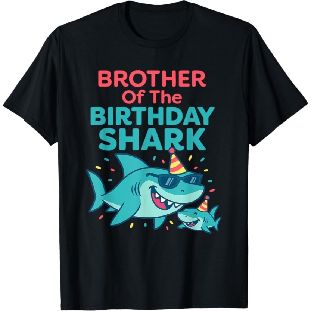Brother Of The Birthday Shark - Wildlife Sea Lover T-Shirt S
Brother Of The Birthday Shark - Wildlife Sea Lover T-Shirt S