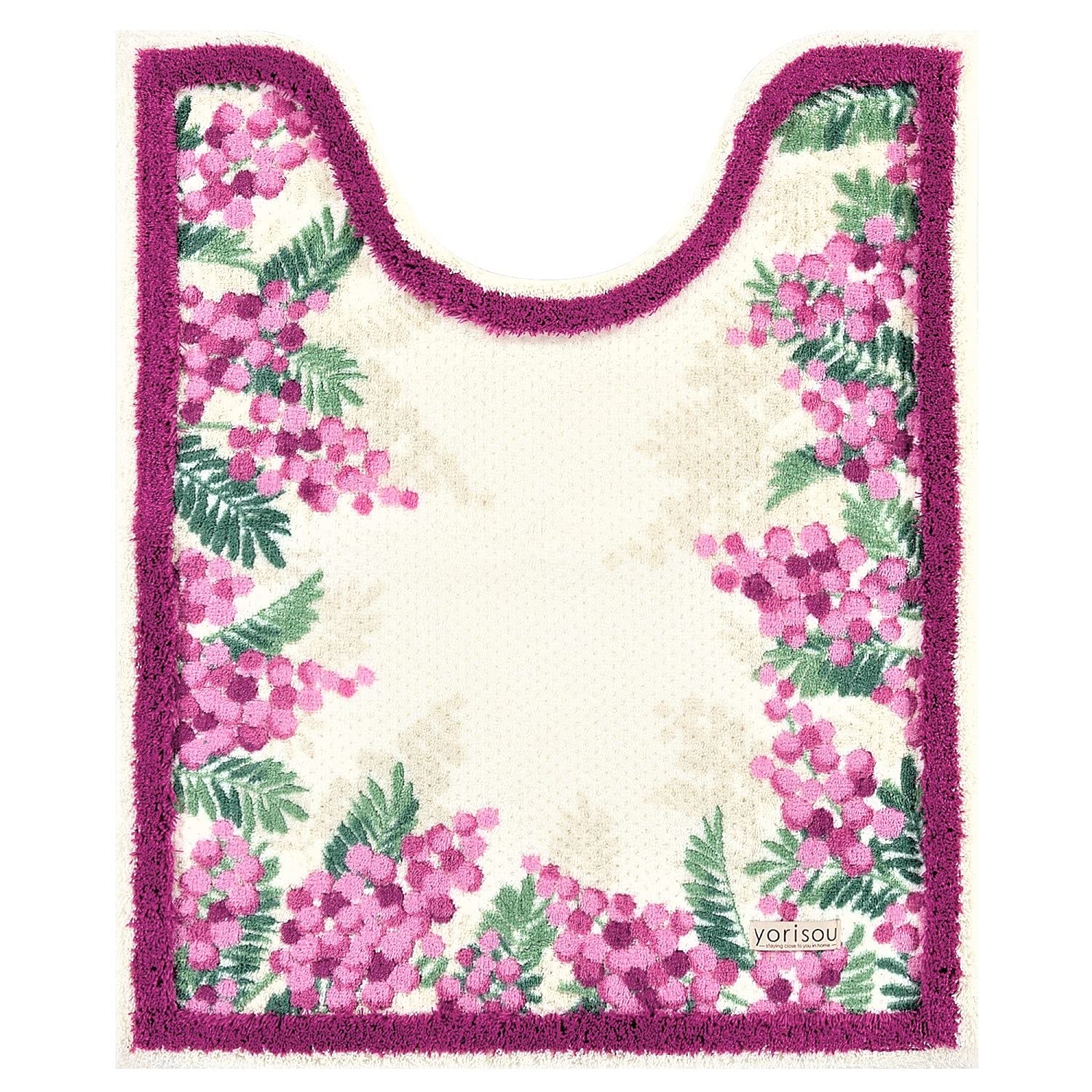 Senko S.D.S. Mimosa Long Toilet Mat, Approx. 80 x 65 cm, Pink, Floral Print, Antibacterial, Odor Resistant, Made in Japan, Product Number 31863
Senko S.D.S. Mimosa Long Toilet Mat, Approx. 80 x 65 cm, Pink, Floral Print, Antibacterial, Odor Resistant, Made in Japan, Product Number 31863