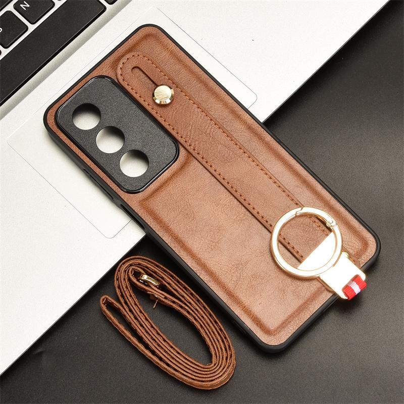For OPPO K12X 5G Global Wrist Strap Ring Bracket Phone Holder Case For OPPO A3Pro Global Leather style Case Drop-Resistant Cover For OPPO K12X
For OPPO K12X 5G Global Wrist Strap Ring Bracket Phone Holder Case For OPPO A3Pro Global Leather style Case Drop-Resistant Cover For OPPO K12X