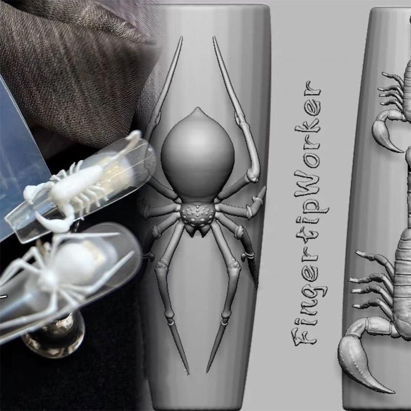 3D Spider Scorpion Silicone Nail Mold Diy Dark Punk Style Soft Stamping Plates Manicure Art Mould Tools Decorations Templates onesize
3D Spider Scorpion Silicone Nail Mold Diy Dark Punk Style Soft Stamping Plates Manicure Art Mould Tools Decorations Templates onesize