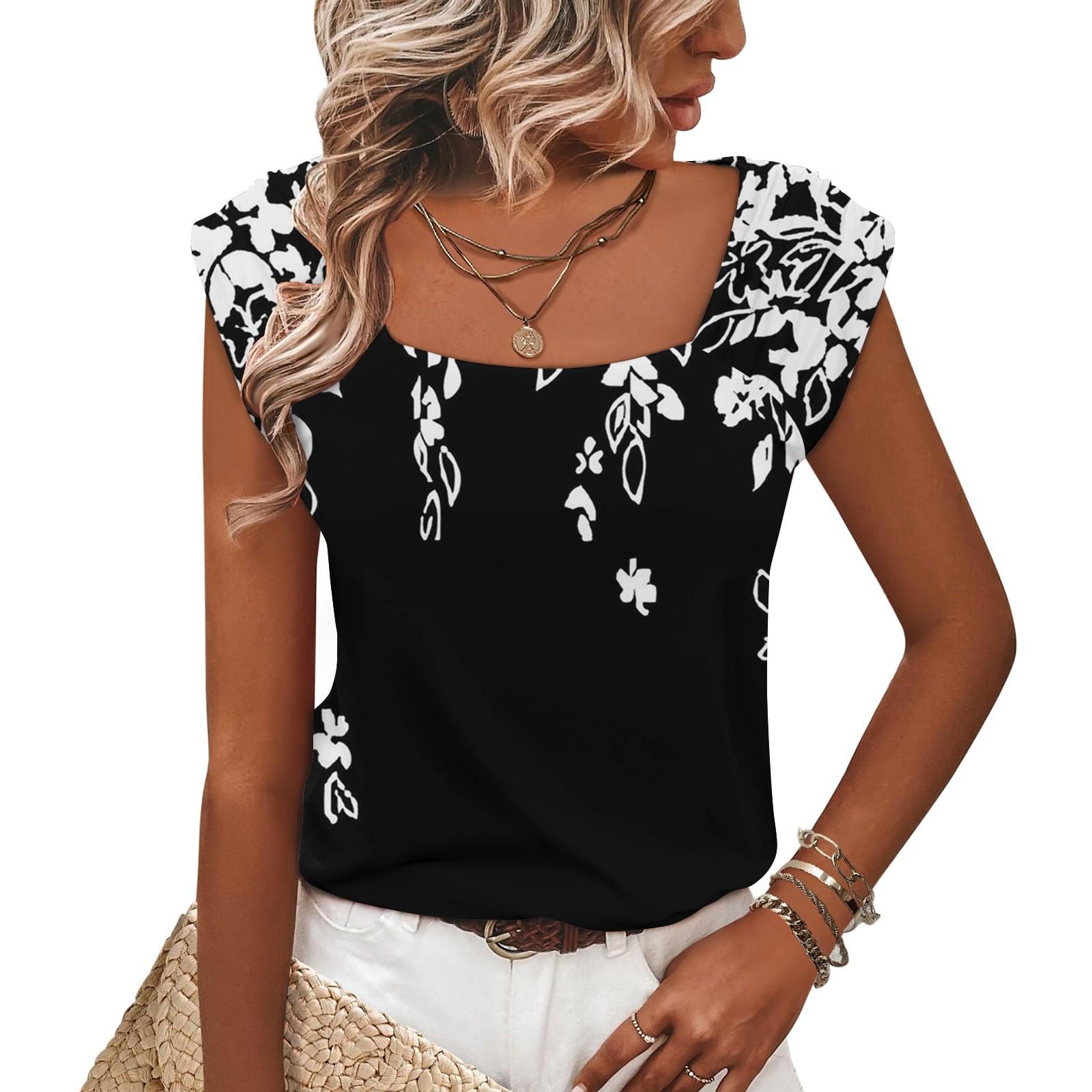 Жіноча літня жилетка з квадратним вирізом, вільна повсякденна сорочка з рукавами з принтом XL білий
Жіноча літня жилетка з квадратним вирізом, вільна повсякденна сорочка з рукавами з принтом XL білий