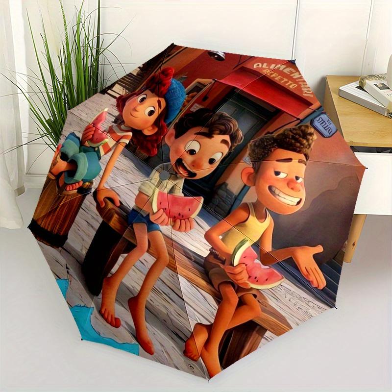 Luca & Alberto Watermelon Adventure Automatic Opening and Closing Umbrella, Lightweight 3-Fold, With Cute Cartoon Characters, Suitable for H
Luca & Alberto Watermelon Adventure Automatic Opening and Closing Umbrella, Lightweight 3-Fold, With Cute Cartoon Characters, Suitable for H