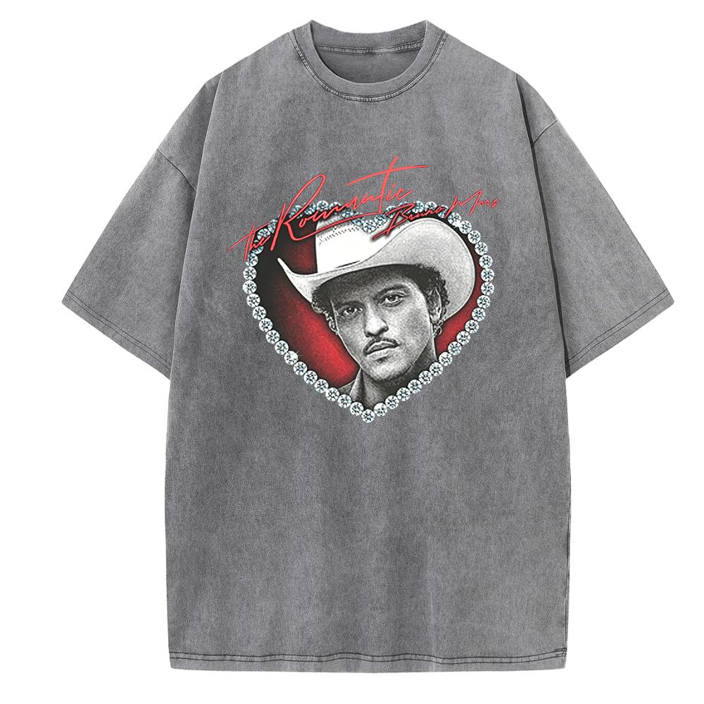 Singer Bruno Mars The Romantic Tour Washed Tshirt Man Women Vintage Summer ONeck Short Sleeve T Shirt S
Singer Bruno Mars The Romantic Tour Washed Tshirt Man Women Vintage Summer ONeck Short Sleeve T Shirt S