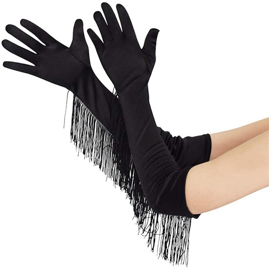 Long Satin Gloves with Fringe for Wedding, Party, Cosplay, Dance L чёрный
Long Satin Gloves with Fringe for Wedding, Party, Cosplay, Dance L чёрный