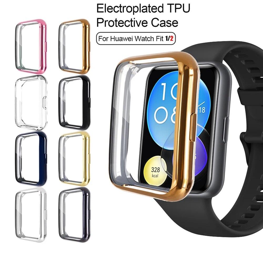 Чехол с покрытием из ТПУ для Huawei Watch Fit 2, универсальный защитный чехол-бампер для экрана, чехол для часов Huawei Watch Fit/Fit2 C
Чехол с покрытием из ТПУ для Huawei Watch Fit 2, универсальный защитный чехол-бампер для экрана, чехол для часов Huawei Watch Fit/Fit2 C