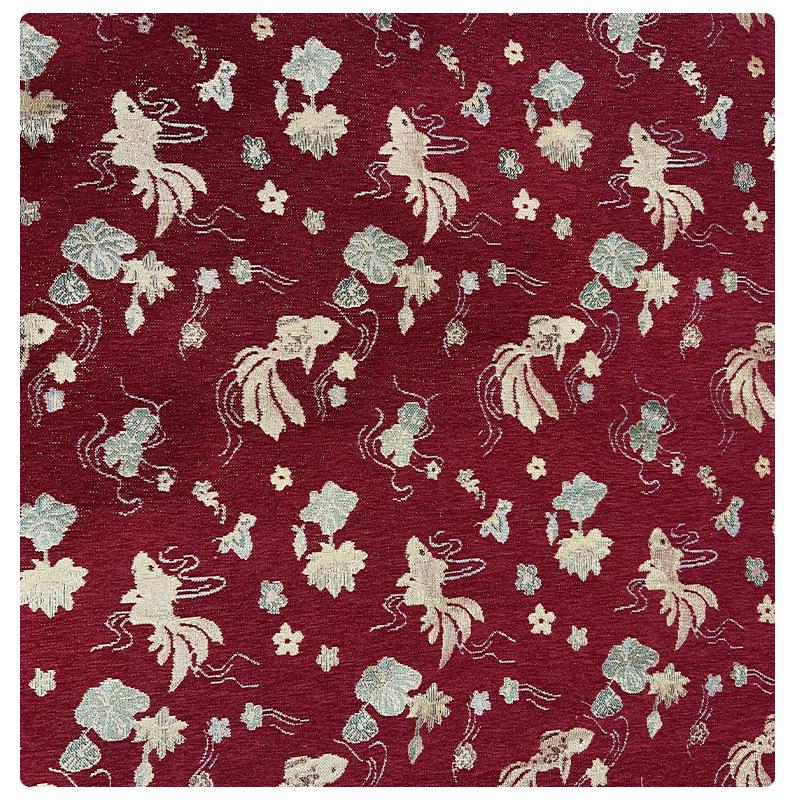 Chinese Style Gold Fish Chenille Jacquard Fabric for Kids Clothing, Luggage, Vests, and Hanboks вино красного
Chinese Style Gold Fish Chenille Jacquard Fabric for Kids Clothing, Luggage, Vests, and Hanboks вино красного