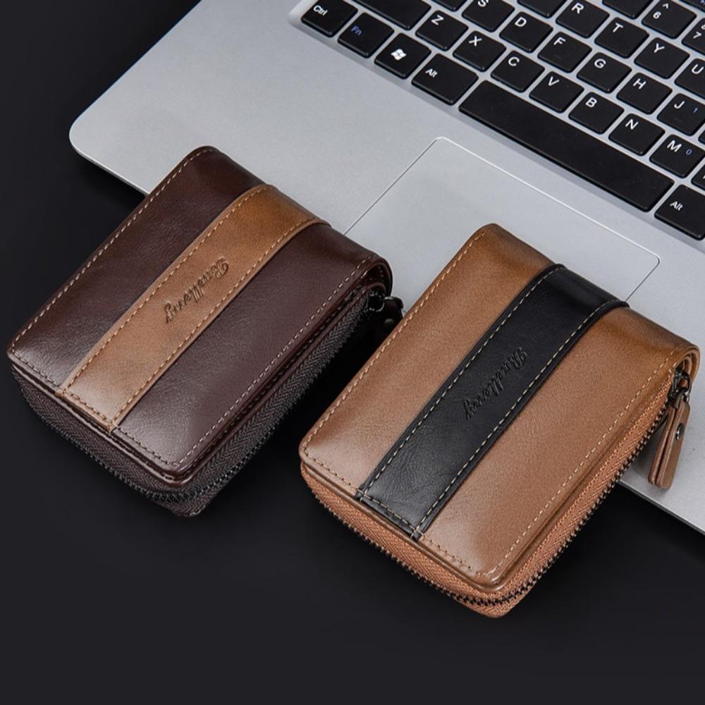 Credit Card Case PU Leather Coin Purse Zipper Pouch Card Holder Practical Storage Bag Boys Gift коричневий
Credit Card Case PU Leather Coin Purse Zipper Pouch Card Holder Practical Storage Bag Boys Gift коричневий