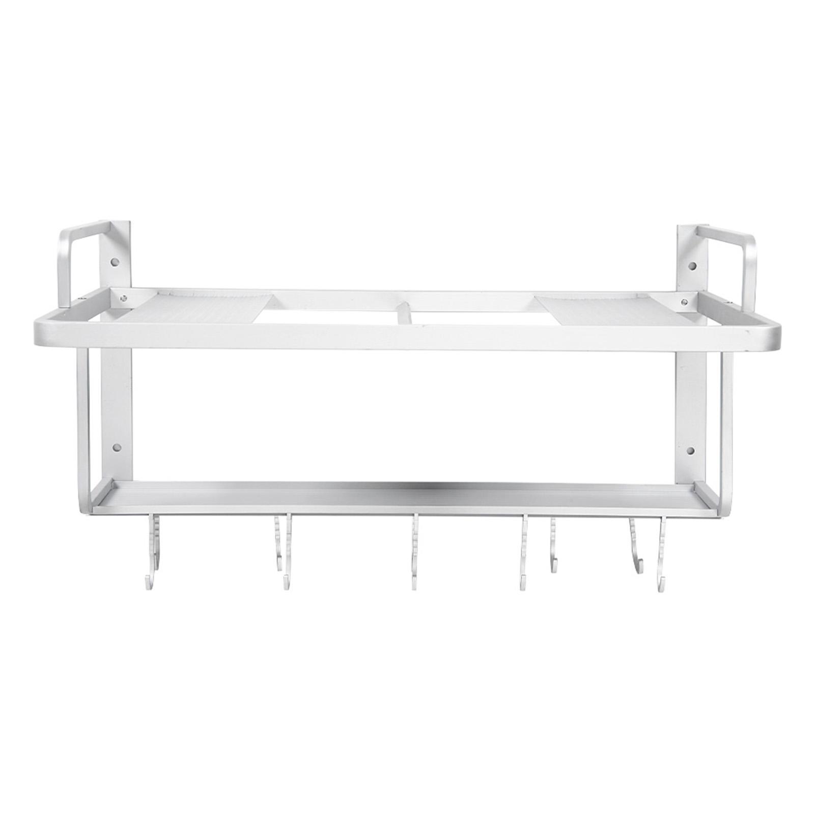 Microwave Oven Stand Aluminum Wall Mounted Kitchen Storage Shelf with Multi Hooks for ing, Space Saving Design for Kitchen and Dining Ro
Microwave Oven Stand Aluminum Wall Mounted Kitchen Storage Shelf with Multi Hooks for ing, Space Saving Design for Kitchen and Dining Ro