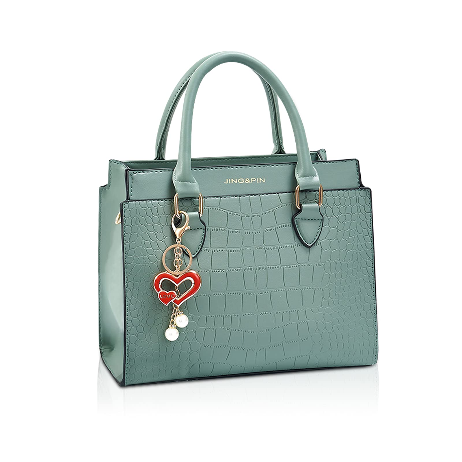 NICOLE & DORIS Women s Crocodile Embossed Shoulder Bag, Crossbody Bag, Handbag, Large Capacity, Waterproof, with Charm and Studs, Self-Standing,
NICOLE & DORIS Women s Crocodile Embossed Shoulder Bag, Crossbody Bag, Handbag, Large Capacity, Waterproof, with Charm and Studs, Self-Standing,