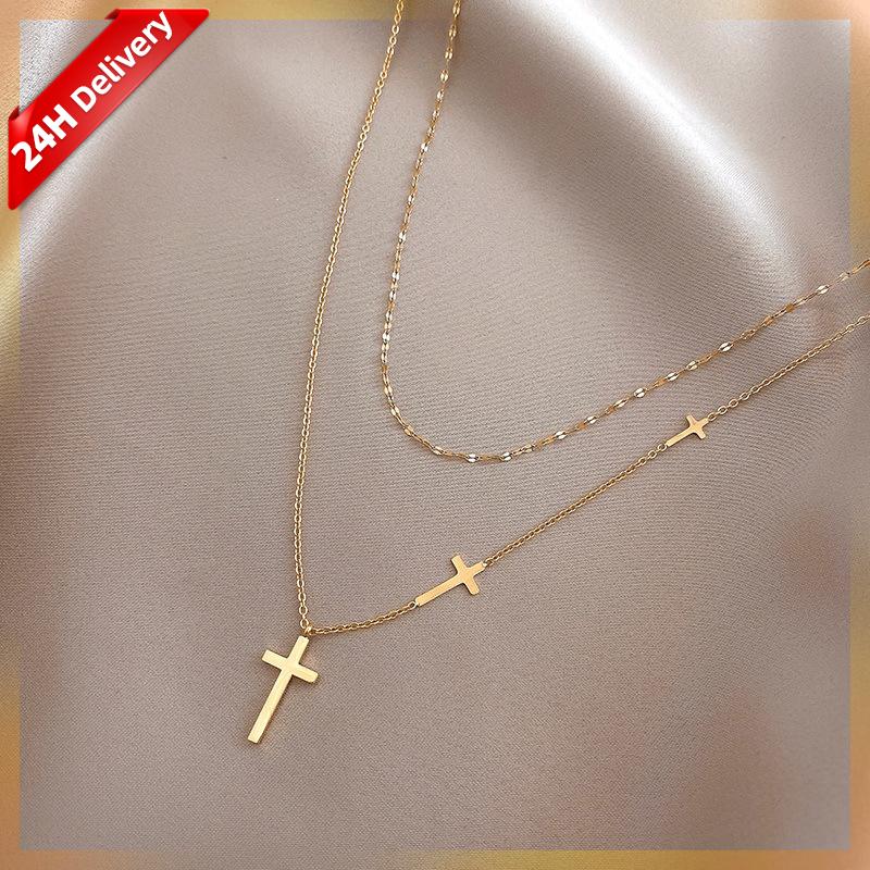 HOVANCI High Fashion Gold Jewelry 18-каратное золото с наполнителем из нержавеющей стали 11 двухслойное поперечное ожерелье для
HOVANCI High Fashion Gold Jewelry 18-каратное золото с наполнителем из нержавеющей стали 11 двухслойное поперечное ожерелье для