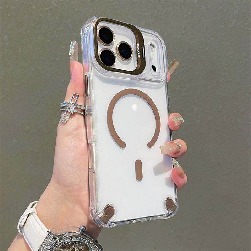 Luxury Metal Stand Glass Lens Protector Transparent Case For iPhone 17 Air 15 14 Plus 13 12 16Pro Max Magnetic For Magsafe Cover iPhone 11
Luxury Metal Stand Glass Lens Protector Transparent Case For iPhone 17 Air 15 14 Plus 13 12 16Pro Max Magnetic For Magsafe Cover iPhone 11