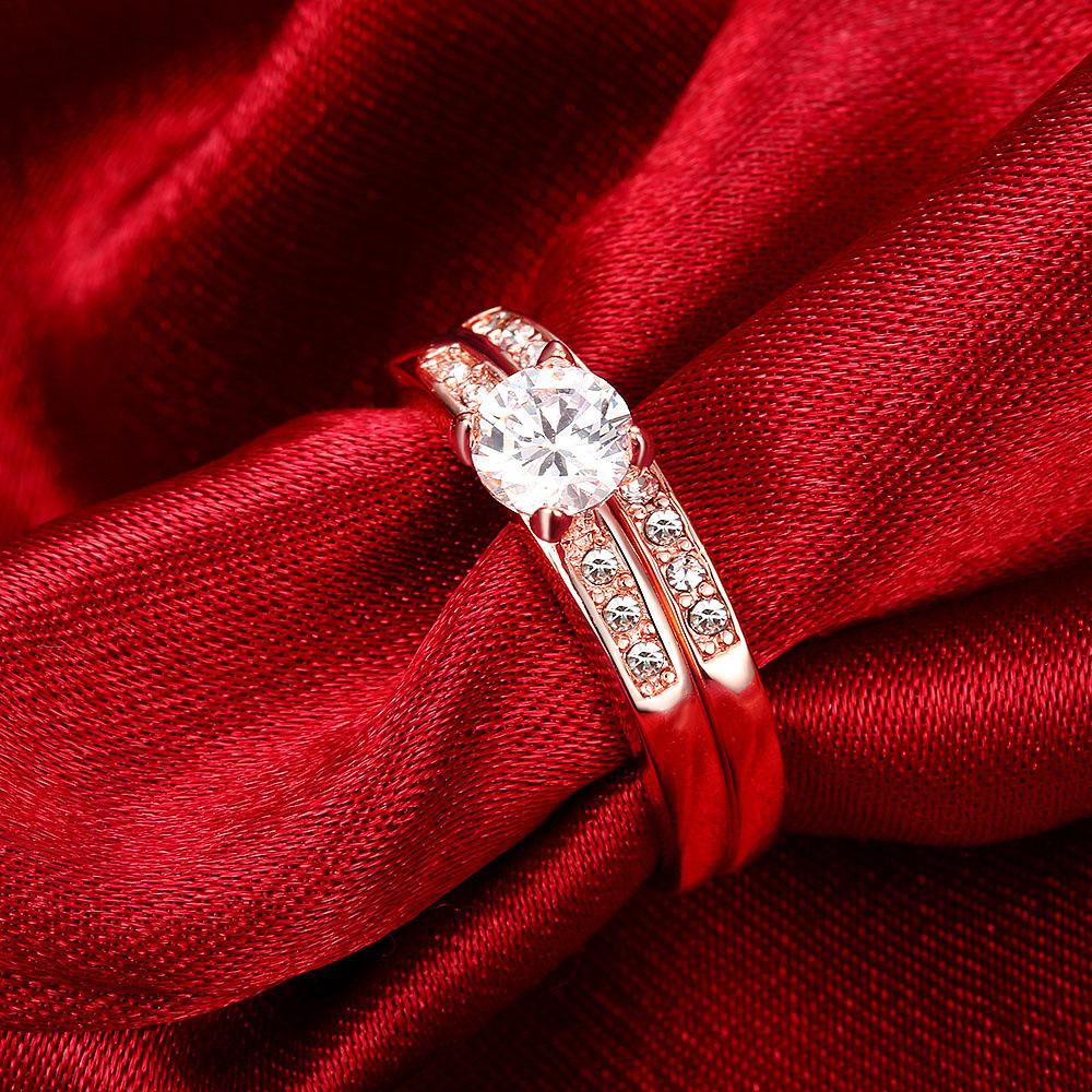 100% Real Rings For Women Simple Double Stackable Fine Jewelry Bridal Sets Ring Wedding Engagement Accessory 6
100% Real Rings For Women Simple Double Stackable Fine Jewelry Bridal Sets Ring Wedding Engagement Accessory 6