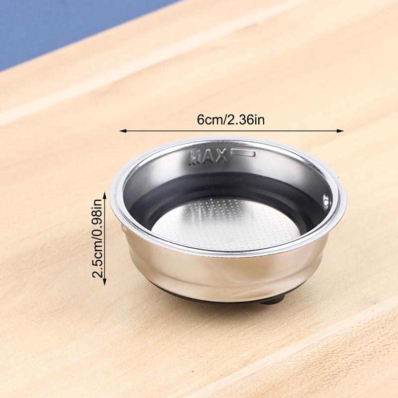 1/ 2 Cup Coffee Filter Basket 304 Stainless Steel Portafilter Espresso Coffee Machine Bottomless Filters Cups Filter For Coffee 1cup
1/ 2 Cup Coffee Filter Basket 304 Stainless Steel Portafilter Espresso Coffee Machine Bottomless Filters Cups Filter For Coffee 1cup
