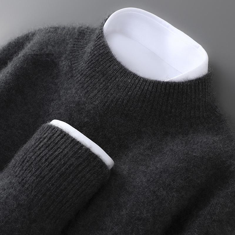 Men s Double-Ply Pure Wool Sweater - Half-High Collar, Soft, Loose Knit Pullover for Autumn and Winter XXXL
Men s Double-Ply Pure Wool Sweater - Half-High Collar, Soft, Loose Knit Pullover for Autumn and Winter XXXL