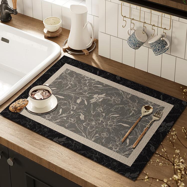 Nordic Linen-Like Multi-Style Waterproof Draining Non-Slip Quick Easy Clean Dish Drying Mat for Kitchen Countertop & Sink Area (as the picture,20x30cm)
Nordic Linen-Like Multi-Style Waterproof Draining Non-Slip Quick Easy Clean Dish Drying Mat for Kitchen Countertop & Sink Area (as the picture,20x30cm)