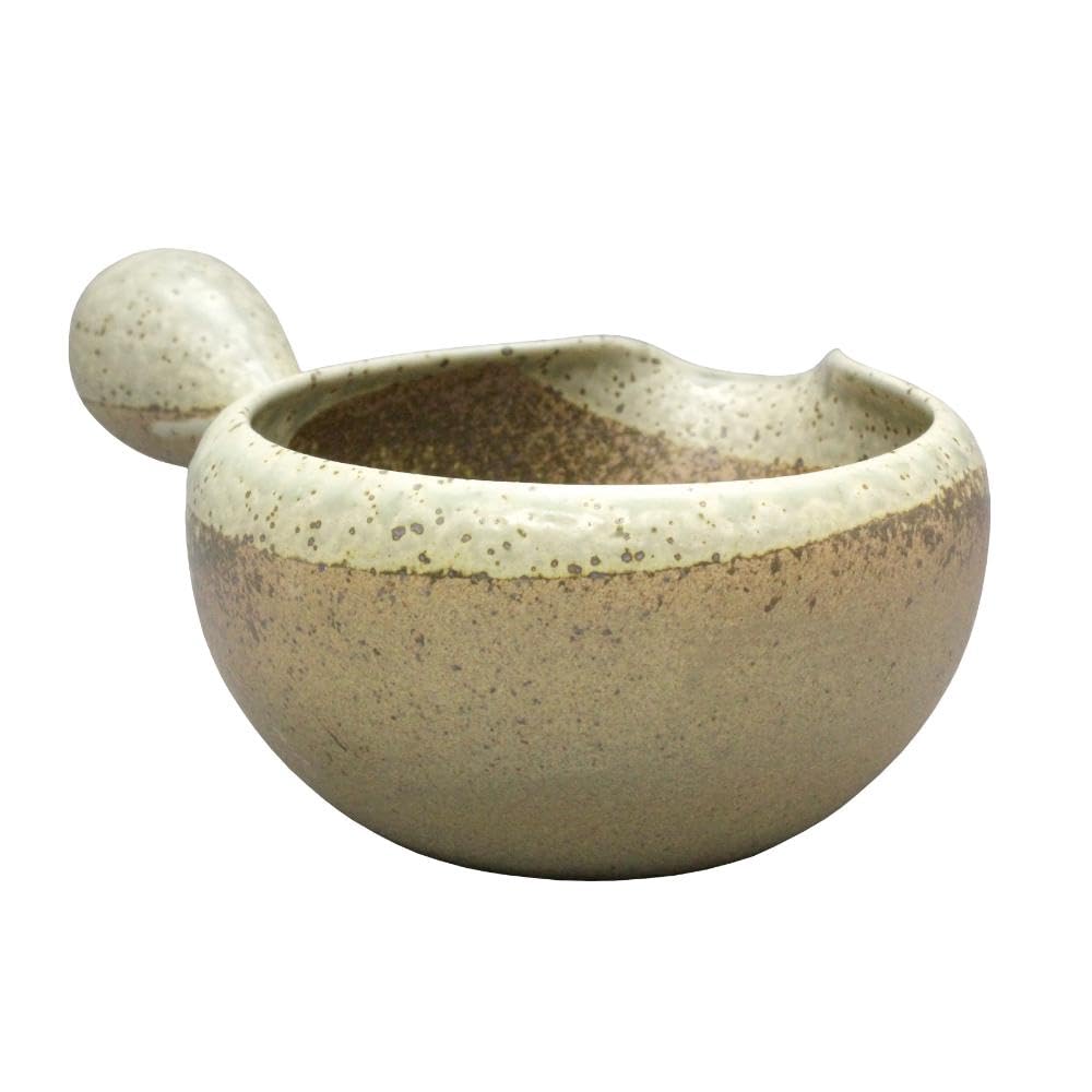 Matcha Bowl with Handle, Ash Glaze, L102
Matcha Bowl with Handle, Ash Glaze, L102