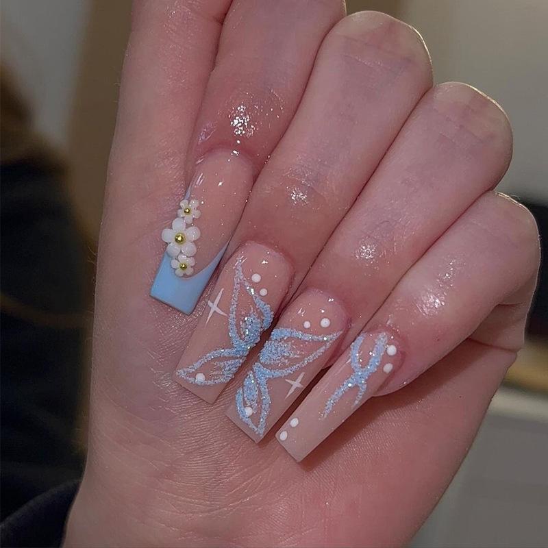 Butterfly & Flower Nail Art Patches – Trendy Wearable Nail Pieces for Europe and America Glue Version
Butterfly & Flower Nail Art Patches – Trendy Wearable Nail Pieces for Europe and America Glue Version