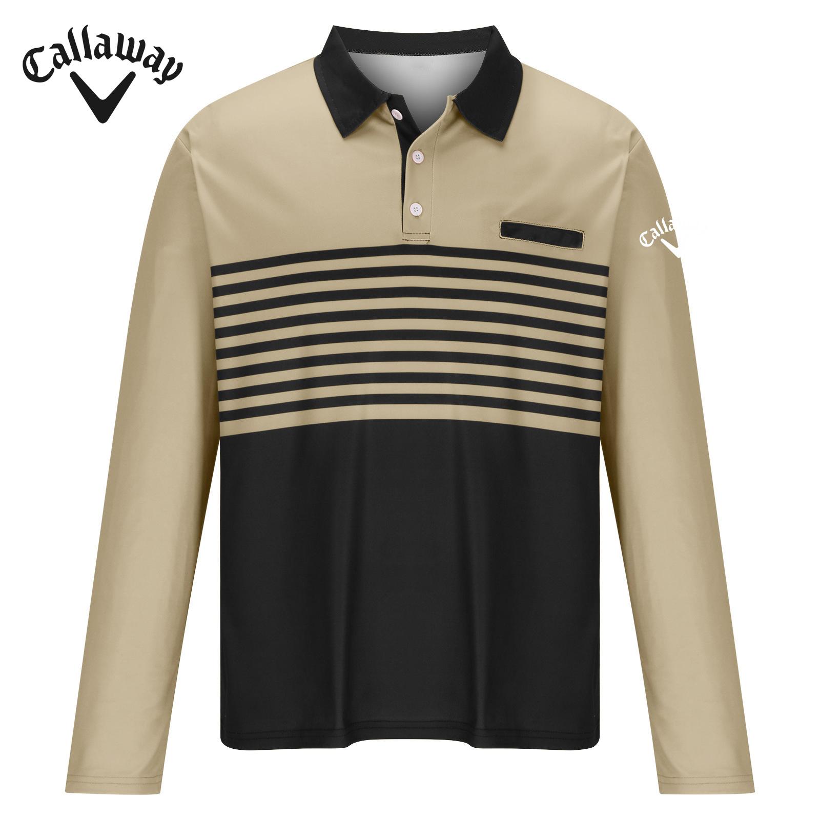 Рубашка поло Callaway Spring and Autumn с вышивкой, карман, мужская спортивная рубашка поло с длинным рукавом, большого размера S
Рубашка поло Callaway Spring and Autumn с вышивкой, карман, мужская спортивная рубашка поло с длинным рукавом, большого размера S