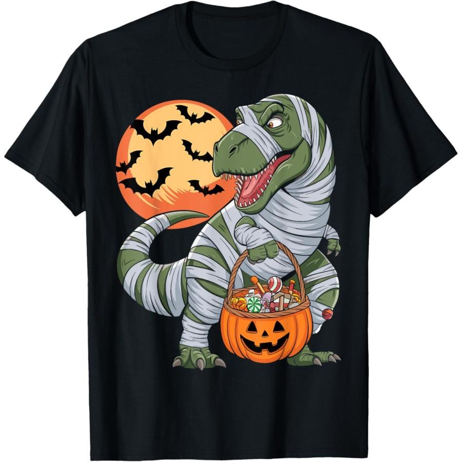 Halloween Boys Dinosaur T rex Mummy Pumpkin T-Shirt S
Halloween Boys Dinosaur T rex Mummy Pumpkin T-Shirt S