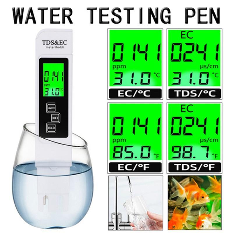 Высокоточный TDS Meter Цифровой тестер воды 0 9990Ppm EC LCD Purity PPM Аквариумный фильтр
Высокоточный TDS Meter Цифровой тестер воды 0 9990Ppm EC LCD Purity PPM Аквариумный фильтр