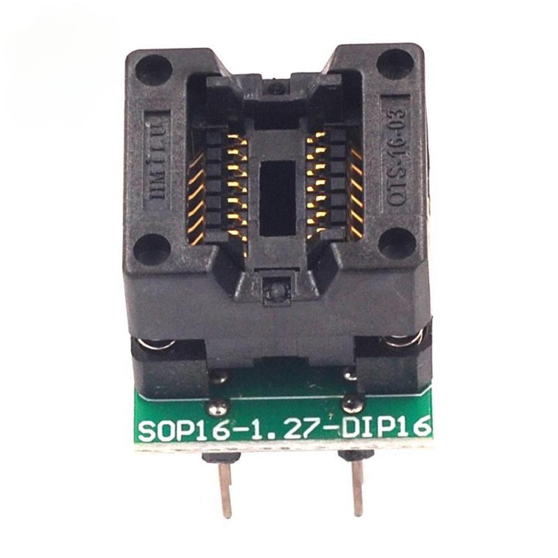 Narrow Body SOP16 to DIP16 Adapter, SMD to DIP Conversion Socket for Programmer China Mainland
Narrow Body SOP16 to DIP16 Adapter, SMD to DIP Conversion Socket for Programmer China Mainland