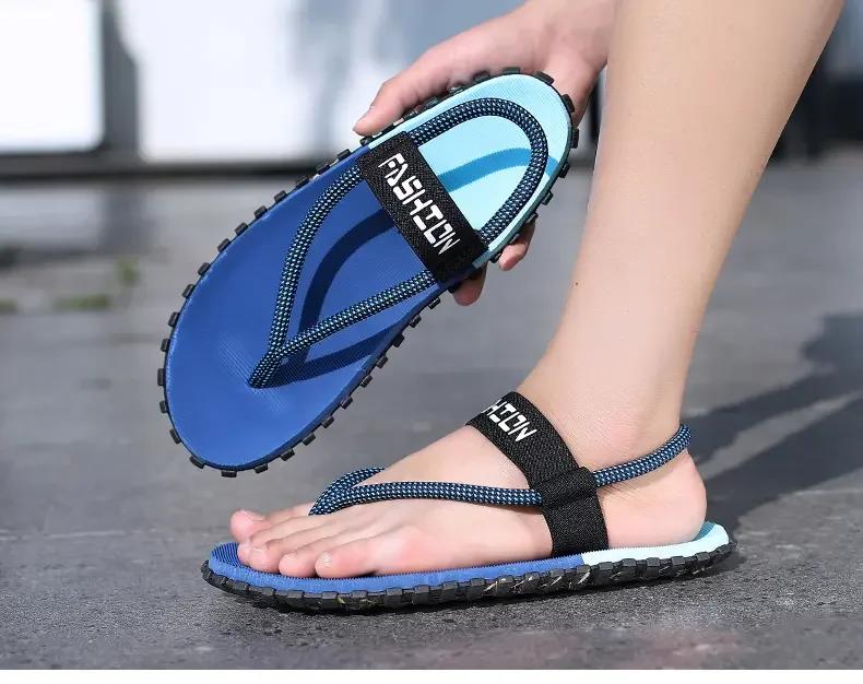 Men s Two-wear Sandals Fashion Beach Shoes Color Matching Elastic Band Comfortable Trendy Wear-resistant Large Size 46
Men s Two-wear Sandals Fashion Beach Shoes Color Matching Elastic Band Comfortable Trendy Wear-resistant Large Size 46