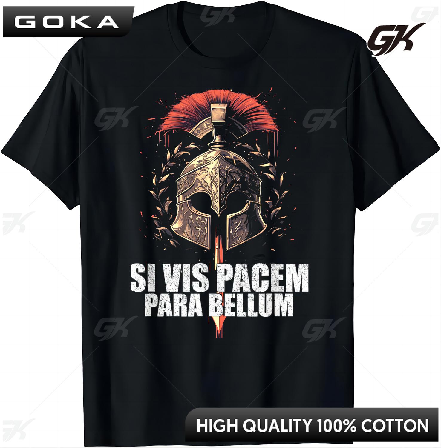 Si Vis Pacem Para Bellum Latin Wisdom Proverb TShirt Graphic T Shirts Unisex Clothes Camiseta Hombre Great with Jeans 4XL
Si Vis Pacem Para Bellum Latin Wisdom Proverb TShirt Graphic T Shirts Unisex Clothes Camiseta Hombre Great with Jeans 4XL