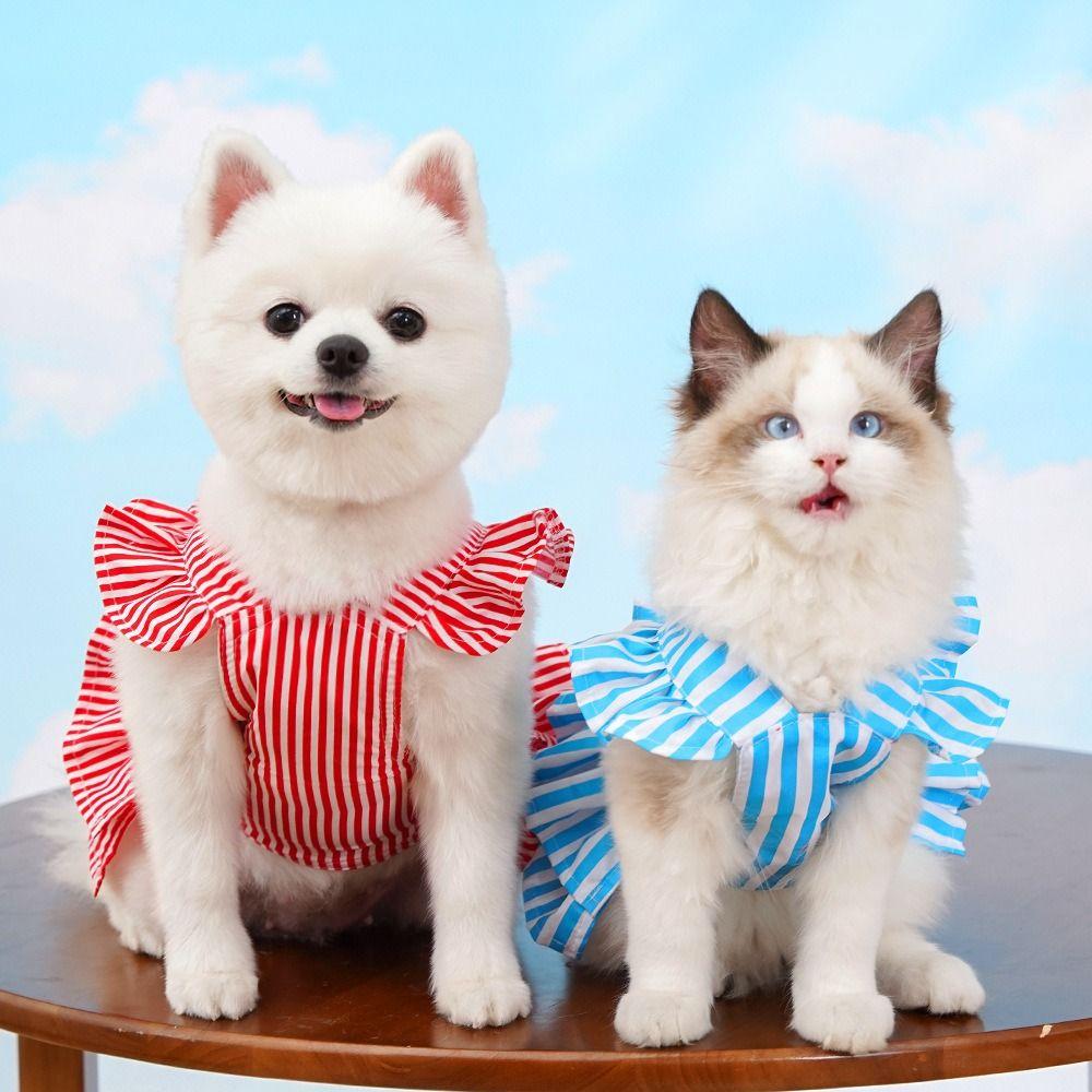Flying Sleeve Dog Summer Vest Soft Cat Princess Skirt Comfortable Pet Dresses for Puppy Cats XS-Style 2
Flying Sleeve Dog Summer Vest Soft Cat Princess Skirt Comfortable Pet Dresses for Puppy Cats XS-Style 2