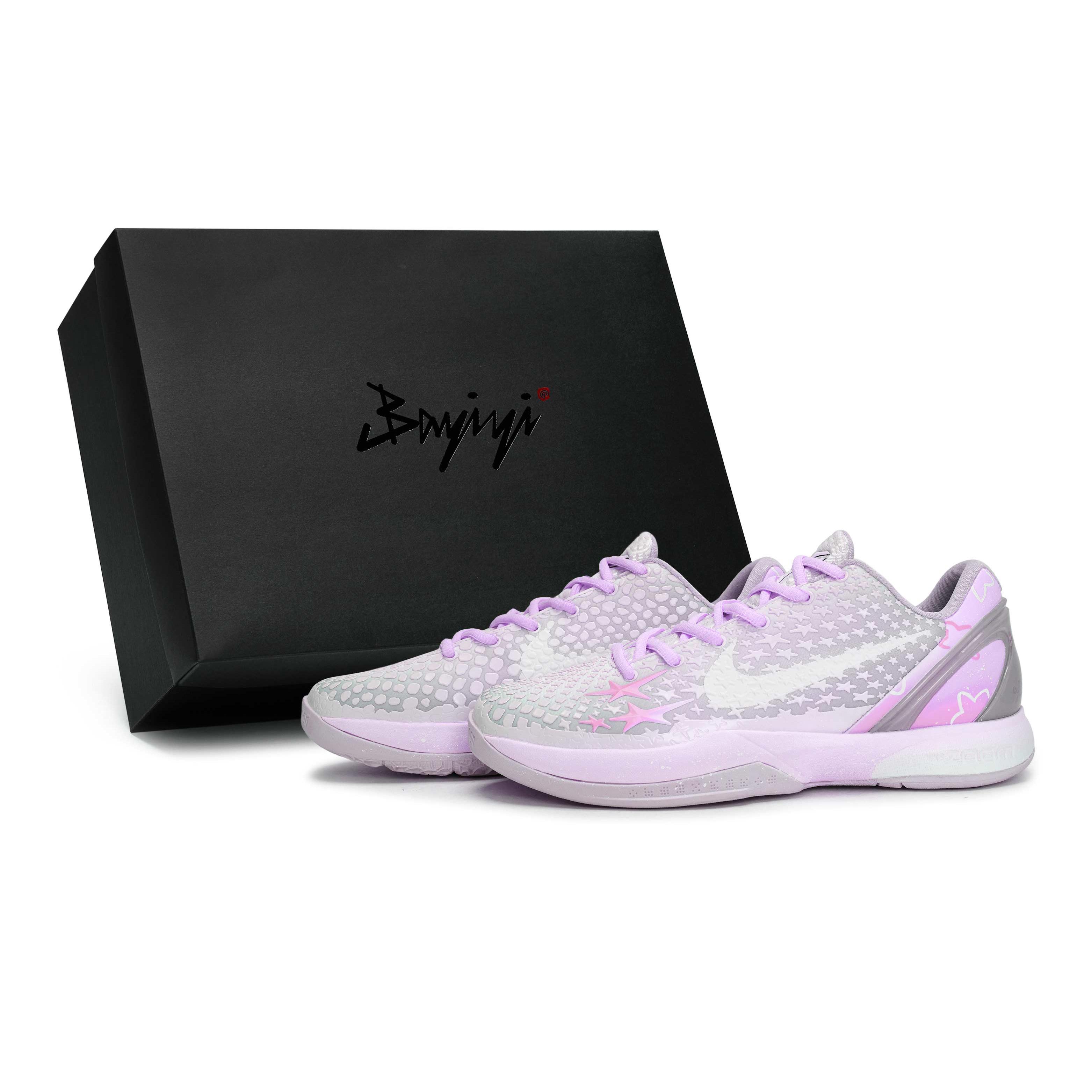 Nike Zoom Kobe 6 Slip Resistant Abrasion Resistant Low top Basketball Shoes Men s Purple FQ3546-100(Team80-S-BOX) 41
Nike Zoom Kobe 6 Slip Resistant Abrasion Resistant Low top Basketball Shoes Men s Purple FQ3546-100(Team80-S-BOX) 41