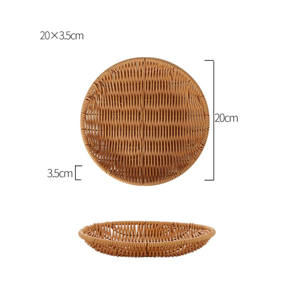 Ретро Плетеный Органайзер Плетеный Ротанговый Поднос для Чая Свадебные Конфеты Цветы Хранение 3
Ретро Плетеный Органайзер Плетеный Ротанговый Поднос для Чая Свадебные Конфеты Цветы Хранение 3