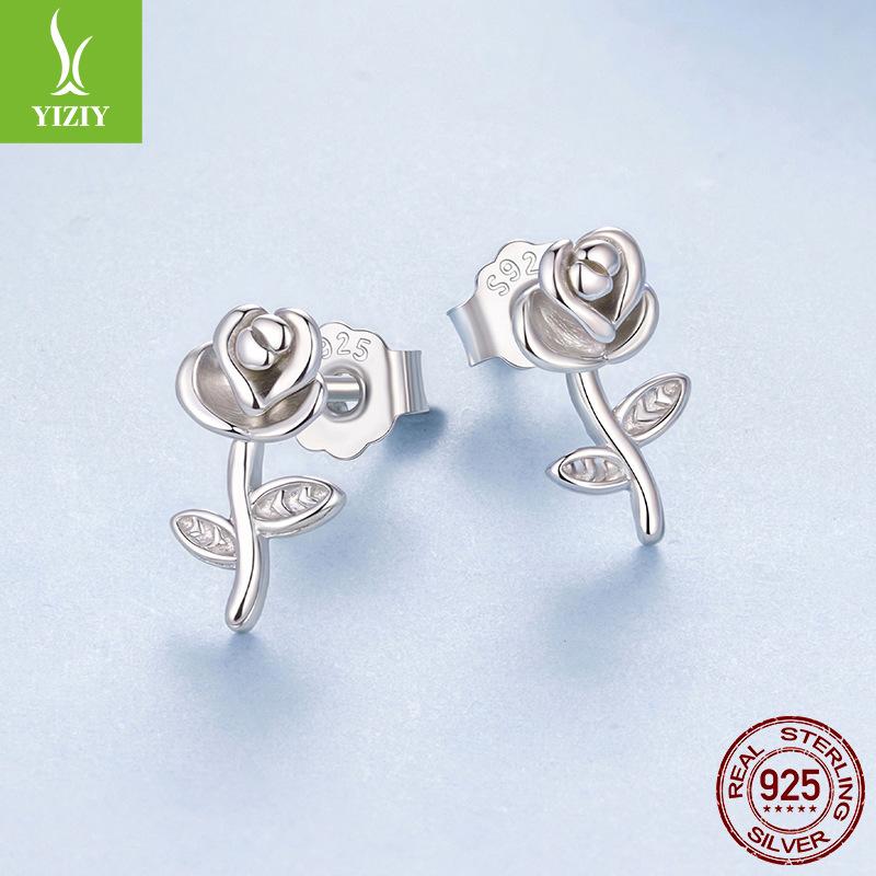 Умные трехмерные серьги-пусеты в виде розы для романтического Дня святого Валентина для женщин, серьги-пусеты из стерлингового серебра S925.
Умные трехмерные серьги-пусеты в виде розы для романтического Дня святого Валентина для женщин, серьги-пусеты из стерлингового серебра S925.