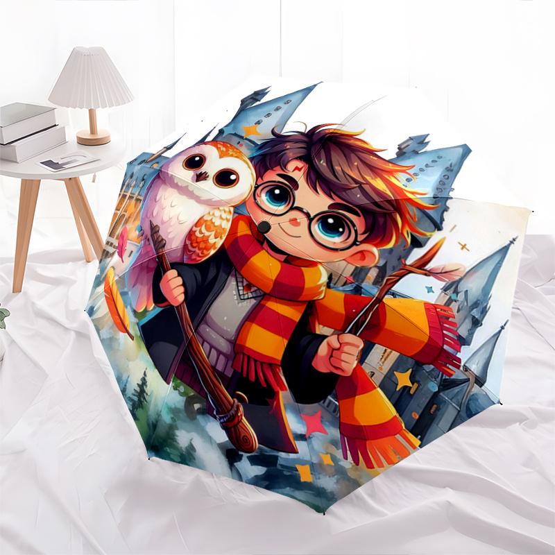 1pc Harry Potter with Hedwig Automatic Opening and Closing Umbrella - Suitable for Various Occasions, Outdoor Activities, Lightweight and Durable
1pc Harry Potter with Hedwig Automatic Opening and Closing Umbrella - Suitable for Various Occasions, Outdoor Activities, Lightweight and Durable