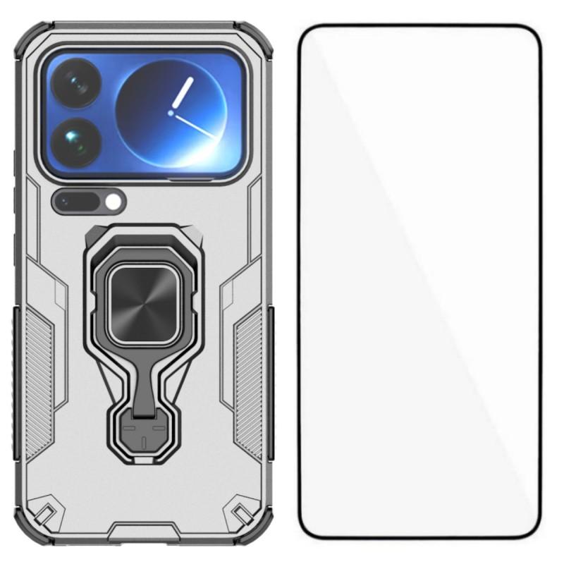 For Xiaomi 17 Pro Max Phone Case WANLONFENG PC TPU Back Cover Kickstand with Tempered Glass
For Xiaomi 17 Pro Max Phone Case WANLONFENG PC TPU Back Cover Kickstand with Tempered Glass