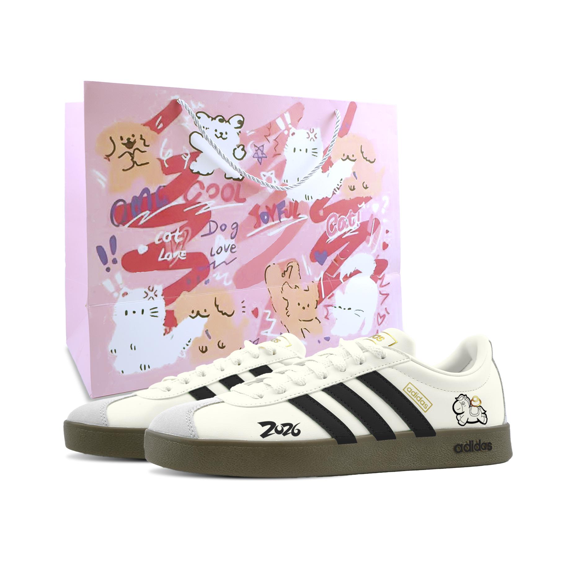 Adidas VL COURT 2.0 Instant Wealth, Special Shopping Bag Abrasion Resistant Low top German Army Trainers Unisex Black JI0497(Team1800-SBOX) 36
Adidas VL COURT 2.0 Instant Wealth, Special Shopping Bag Abrasion Resistant Low top German Army Trainers Unisex Black JI0497(Team1800-SBOX) 36