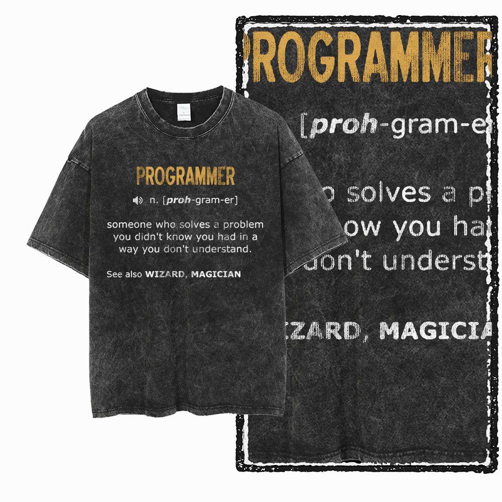 G Exclusive Cotton Mens Big Size programmer Graphic Tshirt Acid Washed Streetwear Cool Oneck mens Tee Tshirt S
G Exclusive Cotton Mens Big Size programmer Graphic Tshirt Acid Washed Streetwear Cool Oneck mens Tee Tshirt S