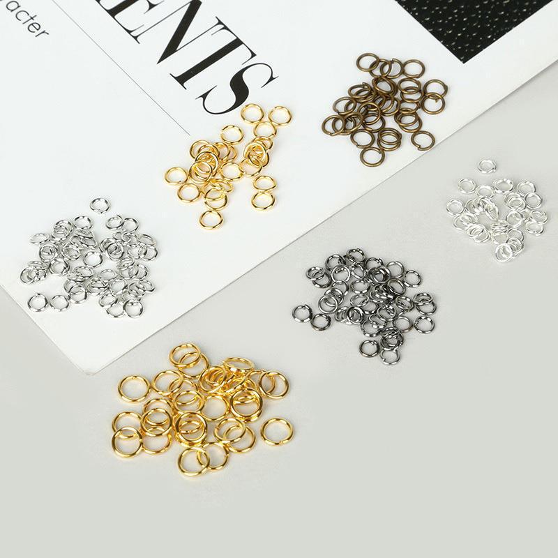 Iron Jump Ring Buckle for DIY Jewelry: Earrings, Bracelets, Necklaces & Pendants 0.5*3MM 500 pcs/bag 9g
Iron Jump Ring Buckle for DIY Jewelry: Earrings, Bracelets, Necklaces & Pendants 0.5*3MM 500 pcs/bag 9g