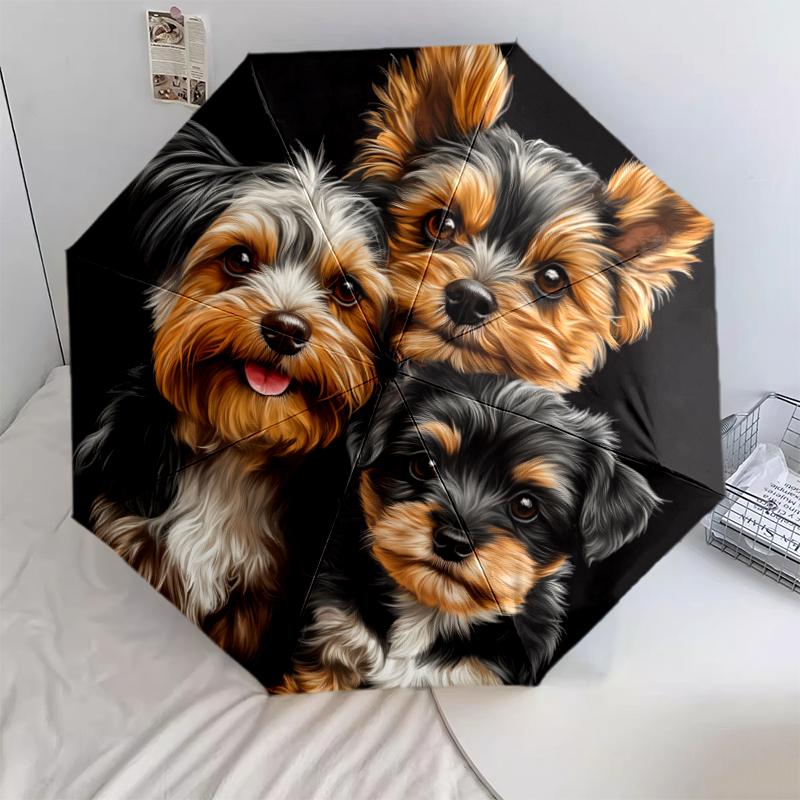 1 PC Automatic Folding Umbrella - Cute Puppy Pet Pattern, Portable & Foldable Design with 8 Ribs, Christmas Birthday Gifts
1 PC Automatic Folding Umbrella - Cute Puppy Pet Pattern, Portable & Foldable Design with 8 Ribs, Christmas Birthday Gifts