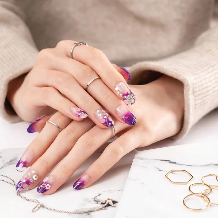 Полуперманентное использование настоящие детали длинный овальный тип типс для гелевых ногтей - Потрясающий Фиолетовый
Полуперманентное использование настоящие детали длинный овальный тип типс для гелевых ногтей - Потрясающий Фиолетовый