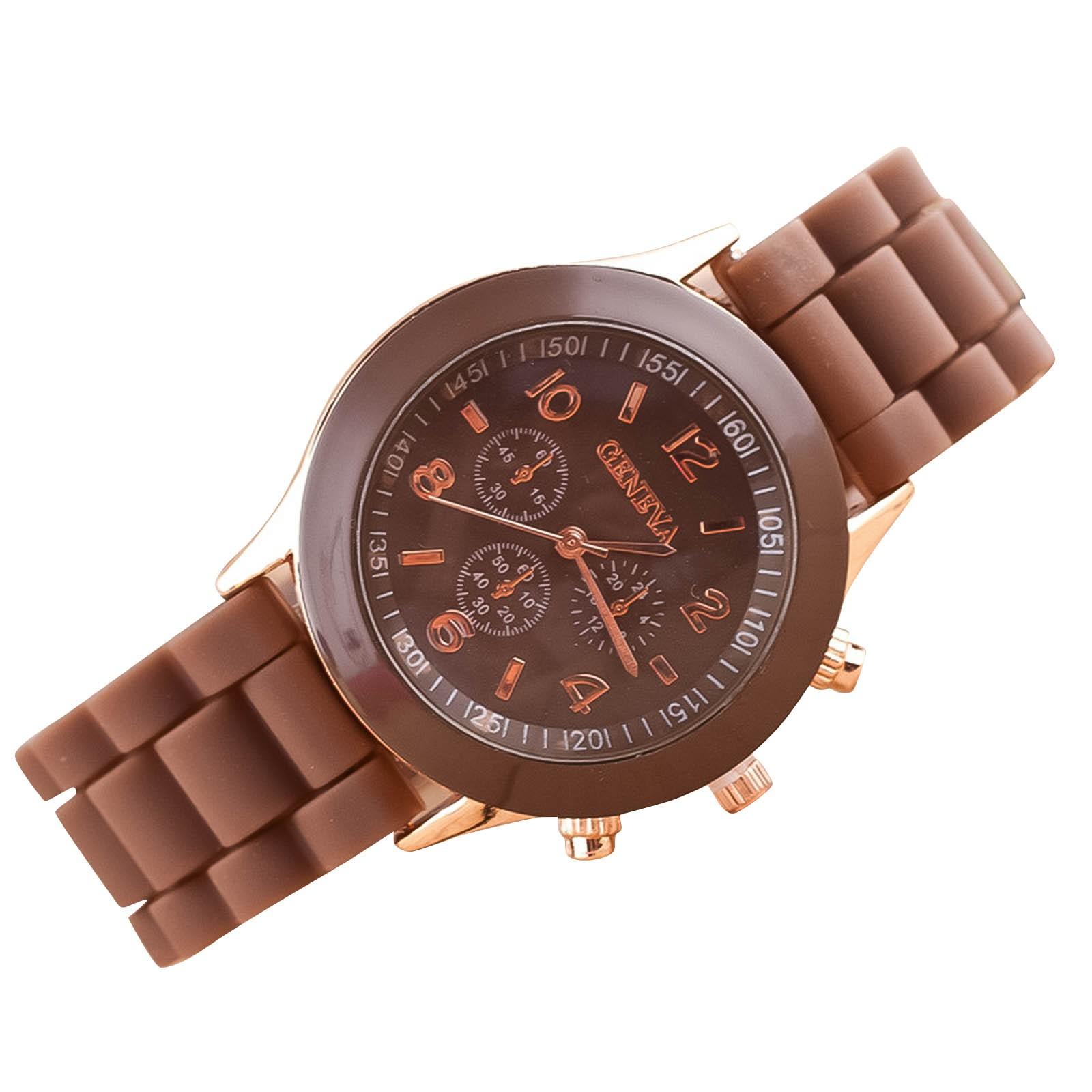 Мужские и женские часы Женские водонепроницаемые часы Украшения для кварцевых часов коричневый
Мужские и женские часы Женские водонепроницаемые часы Украшения для кварцевых часов коричневый