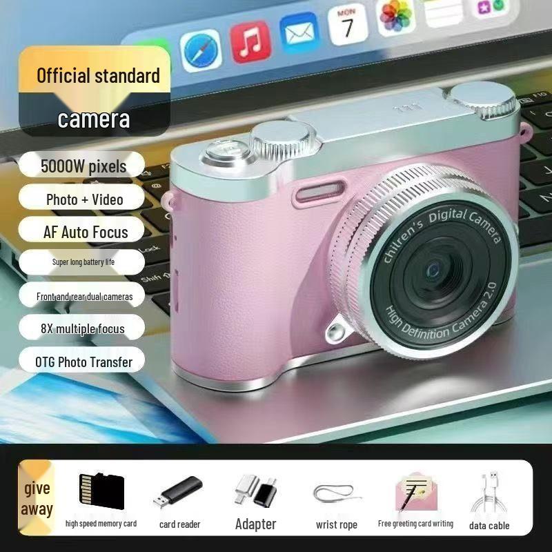 5000W Dual-Camera Digital Camera for Students: Capture & Upload Photos Easily
5000W Dual-Camera Digital Camera for Students: Capture & Upload Photos Easily