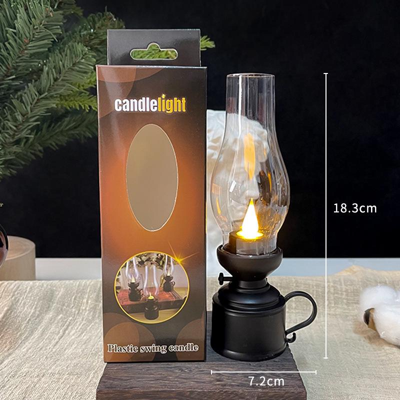 Ретро светодиодная керосиновая лампа: Светящийся ночник и настольное украшение Color Box Packaging
Ретро светодиодная керосиновая лампа: Светящийся ночник и настольное украшение Color Box Packaging