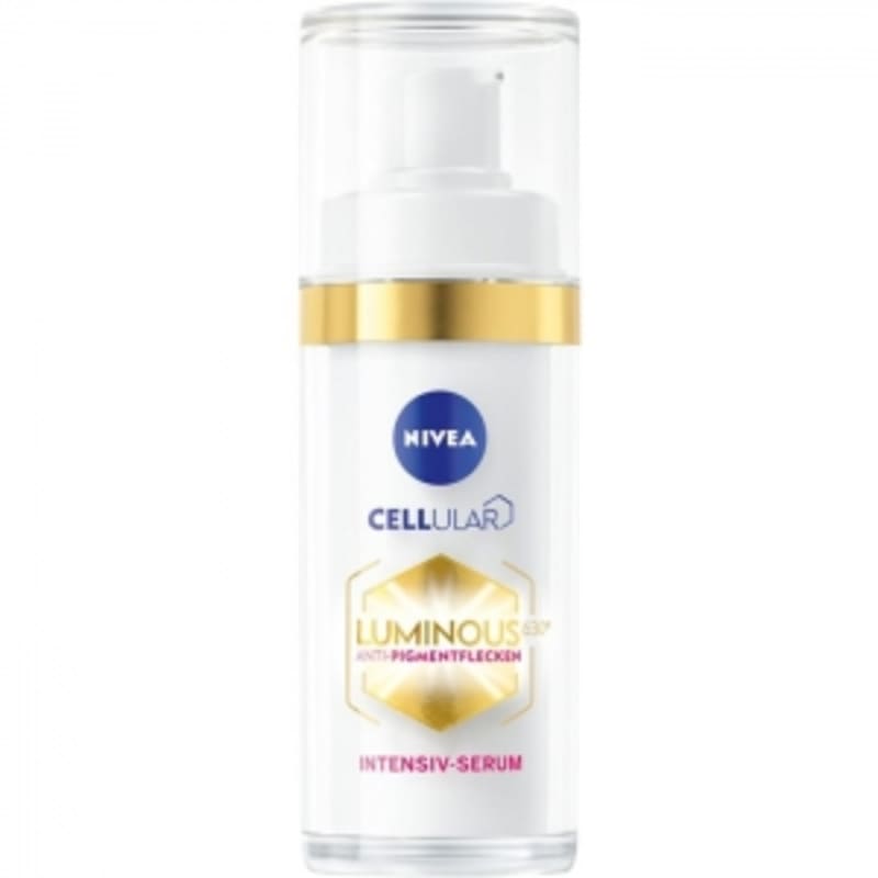 Немецкая сыворотка Nivea Cellular Luminous 630 Anti-Pigment Intensive Serum 30 мл
Немецкая сыворотка Nivea Cellular Luminous 630 Anti-Pigment Intensive Serum 30 мл