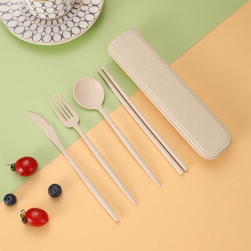 4Pcs Wheat Straw Dinnerware Set Portable ravel Cutlery Reusable Chopstick Fork Knife Spoon Tableware Utensil Box Chopsticks Set бежевый
4Pcs Wheat Straw Dinnerware Set Portable ravel Cutlery Reusable Chopstick Fork Knife Spoon Tableware Utensil Box Chopsticks Set бежевый