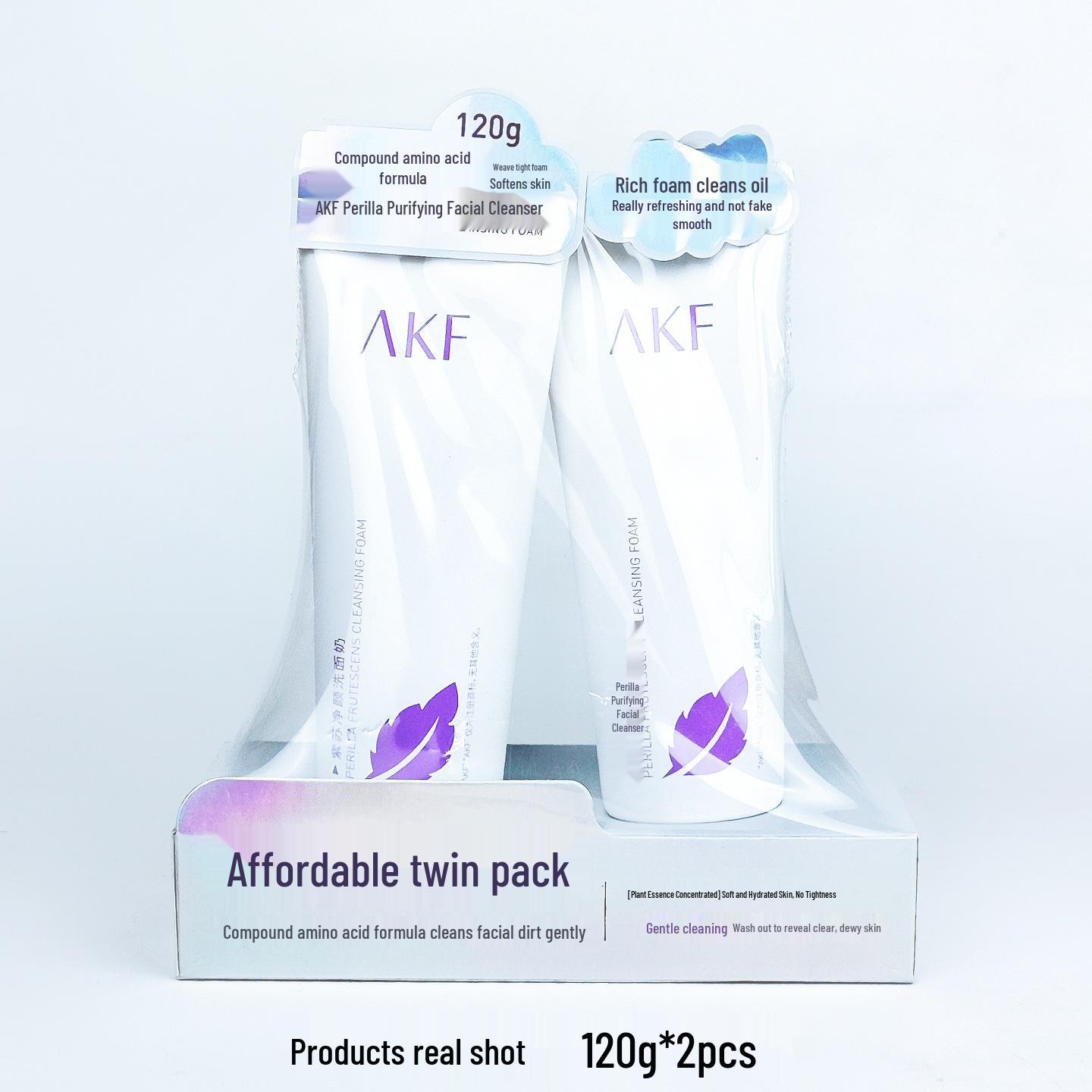 AKF Perilla Gentle Facial Cleanser for Men & Women, Non-Tightening, Fine Foam, Amino Acid Formula
AKF Perilla Gentle Facial Cleanser for Men & Women, Non-Tightening, Fine Foam, Amino Acid Formula