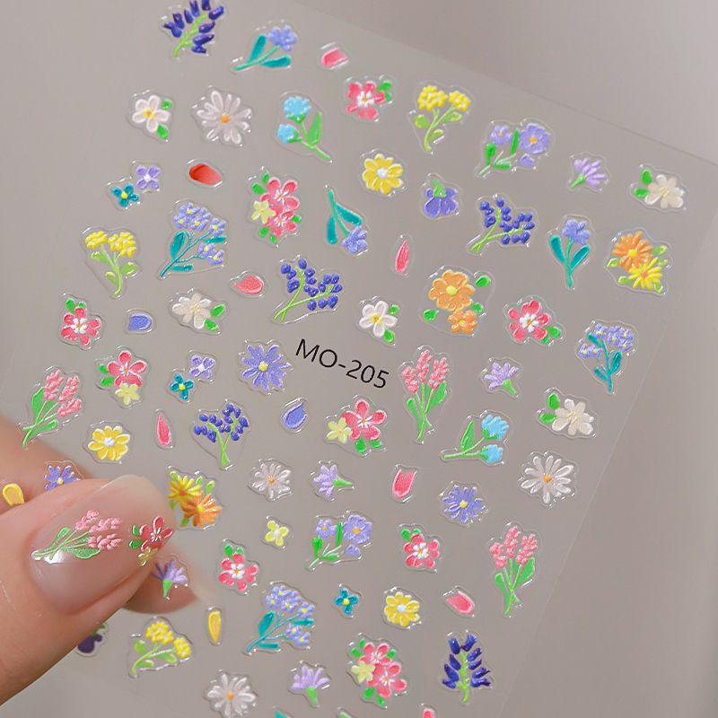 Internet Hot Spring and Summer Daisy Small Broken Flowers Print Three-Dimensional Relief Nail Sticker Nail Ornament Small Accessories MO-205 Secret Garden Sticker-Embossed
Internet Hot Spring and Summer Daisy Small Broken Flowers Print Three-Dimensional Relief Nail Sticker Nail Ornament Small Accessories MO-205 Secret Garden Sticker-Embossed