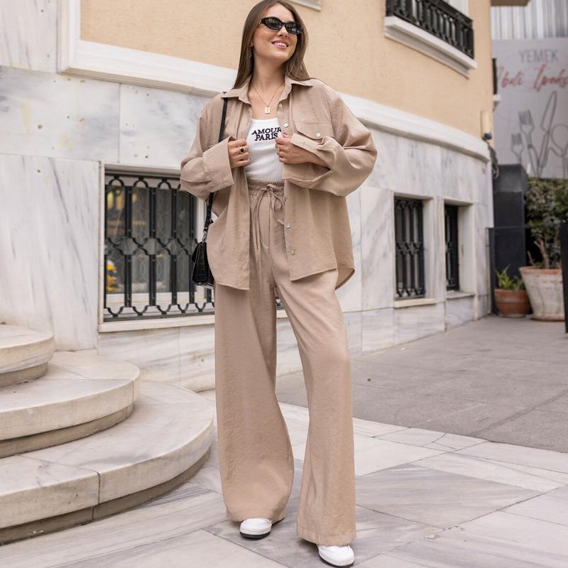 Женский весенне-осенний комплект из двух предметов с длинными рукавами, однотонный, свободный, большой размер, модный, повседневный XL хаки
Женский весенне-осенний комплект из двух предметов с длинными рукавами, однотонный, свободный, большой размер, модный, повседневный XL хаки