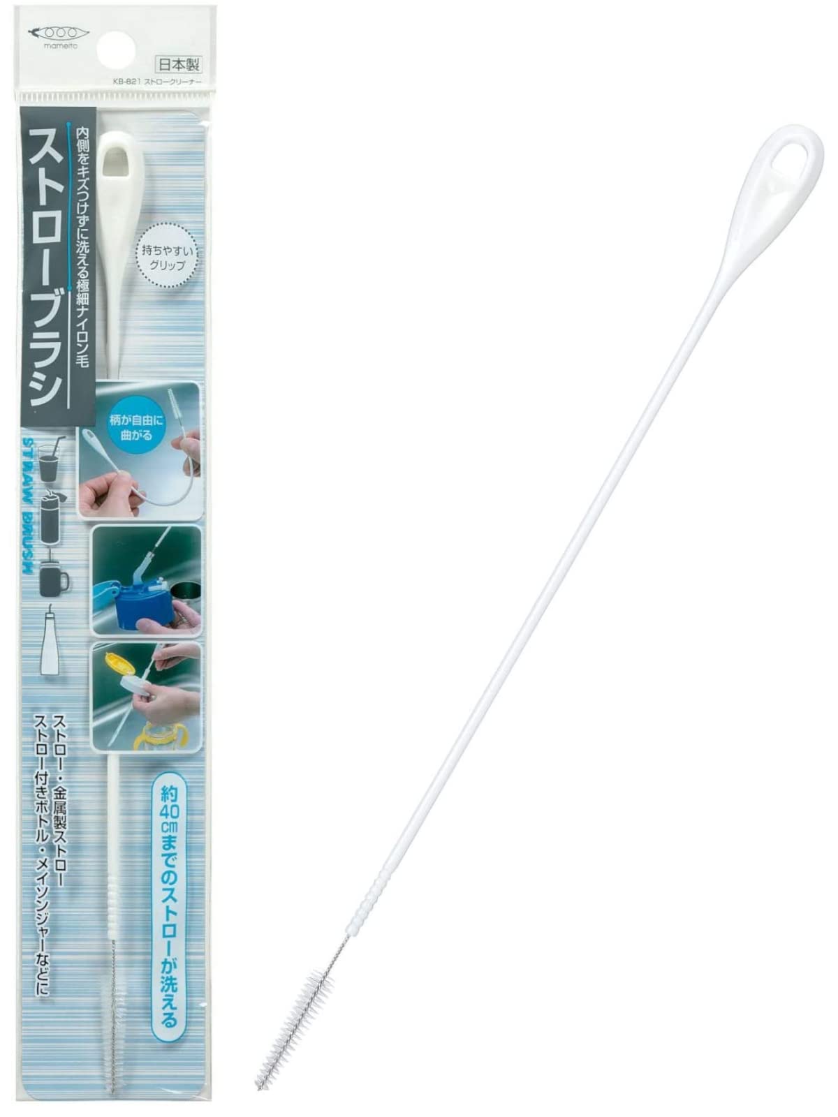 Mameita Brush White xx Соломенная щетка для чистки Длинный тип Очень тонкий нейлон Гибкий Свободно сгибаемый Сделано в Японии Прибл.. 24,7 1,5 0,6 см КБ-821
Mameita Brush White xx Соломенная щетка для чистки Длинный тип Очень тонкий нейлон Гибкий Свободно сгибаемый Сделано в Японии Прибл.. 24,7 1,5 0,6 см КБ-821