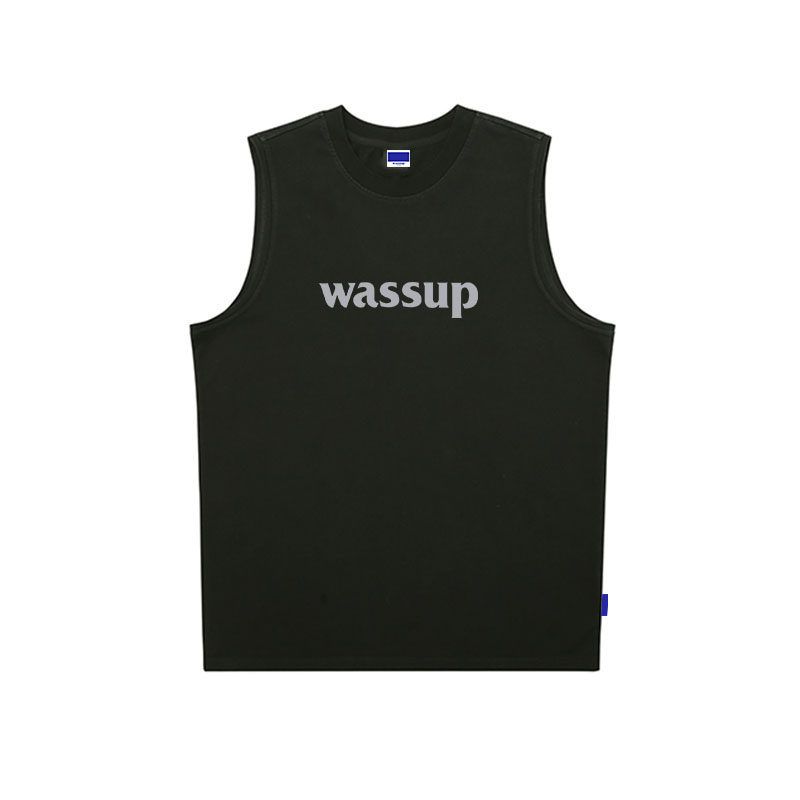 Wassup Heods Chinese Fad Sports Pure Color Vest Men Heavy Weight American Sleeveless Loose Fashion Brand T-shirt Summer
Wassup Heods Chinese Fad Sports Pure Color Vest Men Heavy Weight American Sleeveless Loose Fashion Brand T-shirt Summer