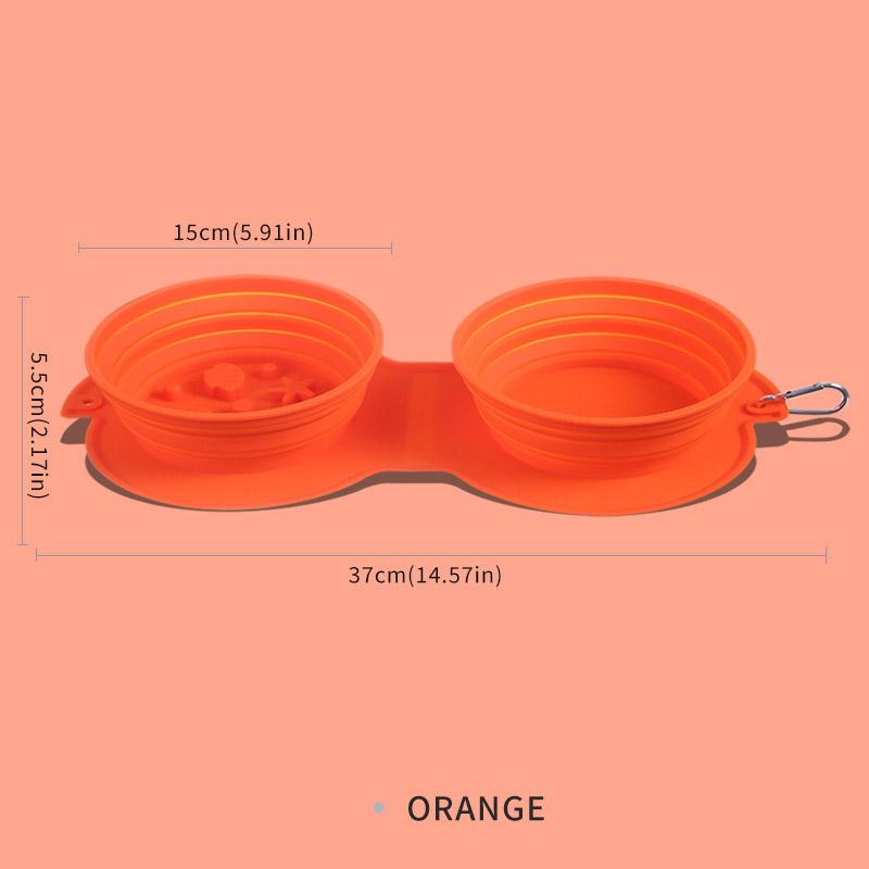1pcs 2-in-1 foldable dual bowl feeding bowl Portable Silicone Dog Food Treat Pouch travel dog and cat drinking bowl pet Supplies оранжевый
1pcs 2-in-1 foldable dual bowl feeding bowl Portable Silicone Dog Food Treat Pouch travel dog and cat drinking bowl pet Supplies оранжевый
