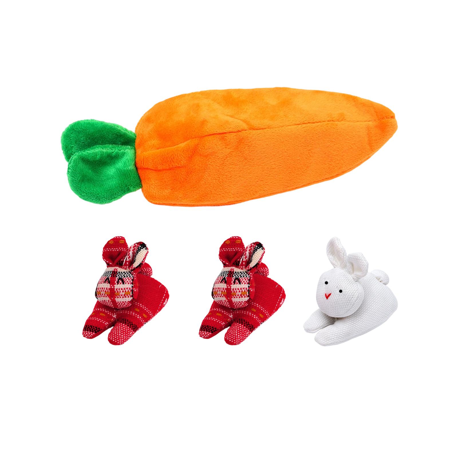 Three Bunnies And Carrot Plush Wallet - Cute Easter Bunny Coin Purse And Toy, Perfect For Girls, Kids And Easter Basket Gifts One Size
Three Bunnies And Carrot Plush Wallet - Cute Easter Bunny Coin Purse And Toy, Perfect For Girls, Kids And Easter Basket Gifts One Size